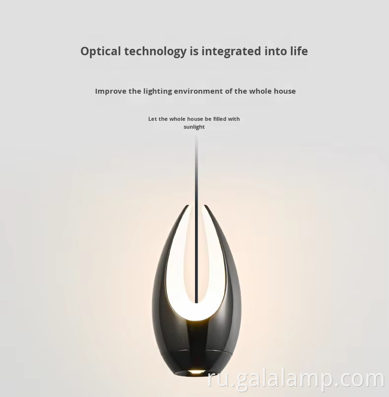 Светодиодная люстра в скандинавском стиле-капля Nordic-Style-Teardrop-LED-Chandelier